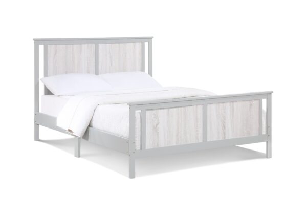 Connelly - Reversible Panel Full Bed - Gray, Rockport Gray