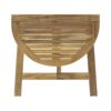 Outdoor Half Round Folding Bistro Table - Natural - Image 9
