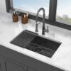 30" Undermount Kitchen Sink 16 Gauge 10" Deep Single Bowl Stainless Steel Basin - Yellow - Image 5