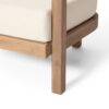 Outdoor Acacia Wood Patio Club Chair, Patio Furniture, Waterproof Thick Cushion Deep Seating For Porch, Weight Capacity 400Lbs - Brown Wash / Beige - Image 16