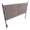Braided Matisse - Queen Size Headboard - Black / Gray - Image 5