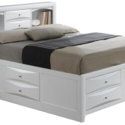 Marilla - King Storage Bed - White