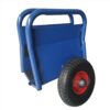 Heavy Duty Panel Dolly With 2 Handles, 10" Solid Rubber Tires, 1000 Lbs Capacity, All Terrain For Drywall & Doors - Blue - Image 7
