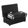 Twin Size Folding Ottoman Sleeper Bed With Mattress Convertible Guest Bed - Black - Image 12