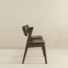 Edwin - Mid-Century Modern Dining Chair (Set of 2) - Black / Brown - Image 5