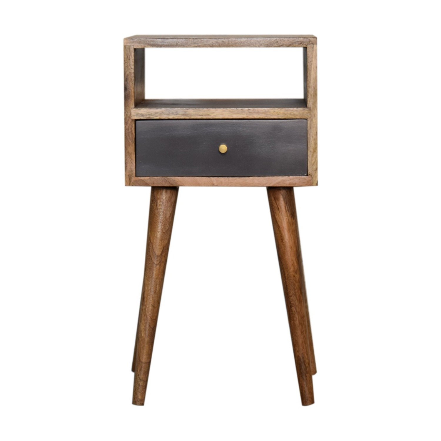 Mini Painted Bedside Table - Slate - Image 12