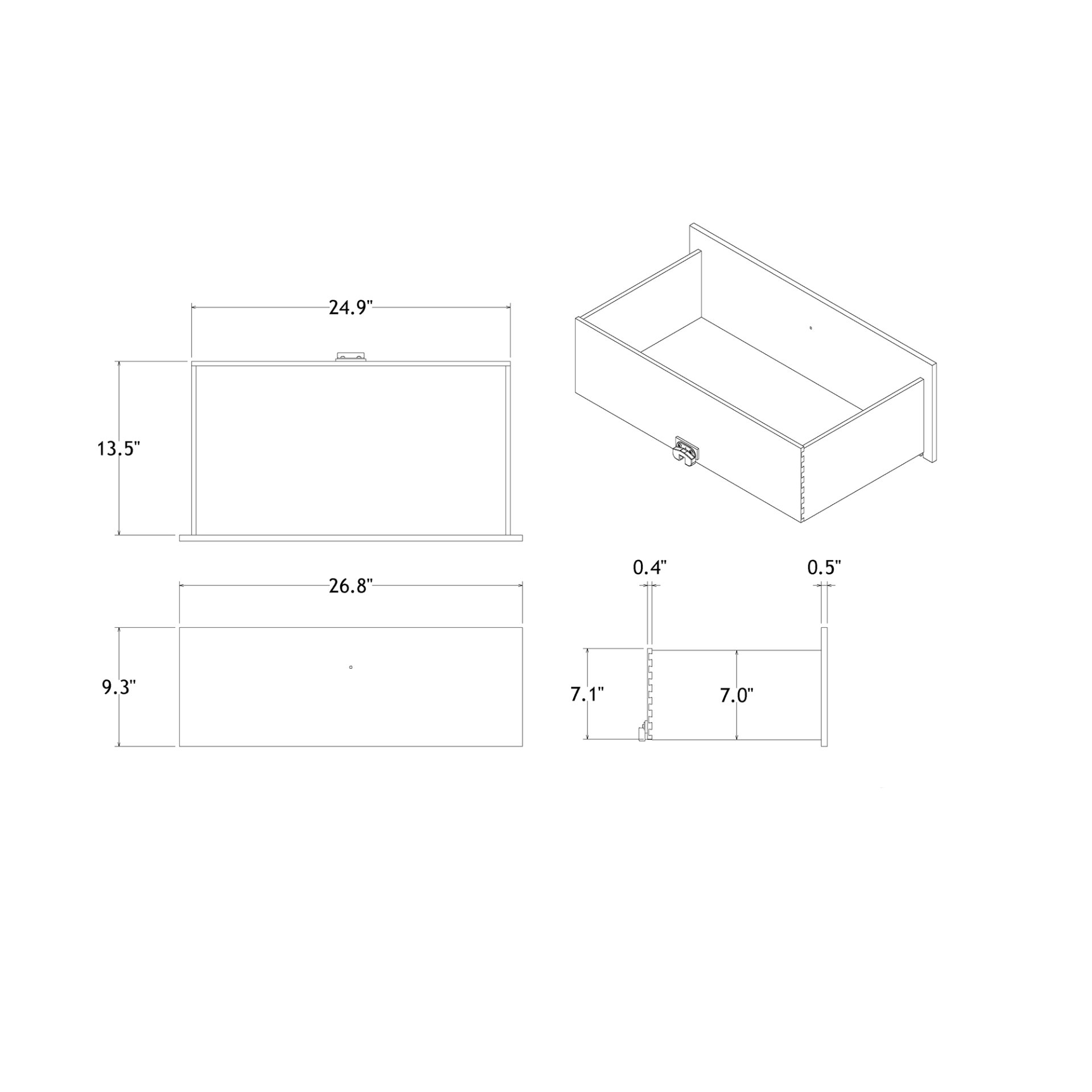 Chloe - Dresser - Gemstone Silver - Image 5