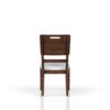 Casual Side Dining Chair Contrasting Upholstered Seat (Set of 2) - Brown - Image 3