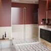 Guyou Glass Shower Door, Sliding Door Dual Usage - Chrome - Image 2