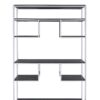 Vonara - Bookshelf - Chrome / Gray / Oak - Image 2
