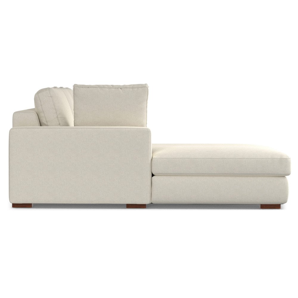 Charlie - Deep Seater Left Sectional Sofa - Cream - Image 16