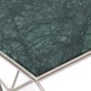 Modern Glam Marble Coffee Table With Gold Base - Green - Image 9