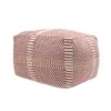 Morro Bay - Handcrafted Water Resistant Pouf - Multi Color - Image 4