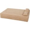 2 In 1 Convertible Sofa Bed, Full Size Folding Loveseat Couch With Soft Teddy Fabric, Floor Sofa Mattress With 2 Pillows, Space Saving Futon For Small Living Room, Dorm - Apricot - Image 12