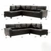 Gallant - Sectional - Black - Image 5