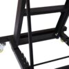 Heavy Duty Foldable Rolling Engine Top Creeper With Padded Deck And Locking Casters - Black - Image 6