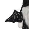 Gnome With Wings Decor, For Halloween Decor - Black White - Image 2