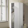 Michael - Double Door Wardrobe Cabinet Armoire With Shelf And Hanging Rod - White - Image 5