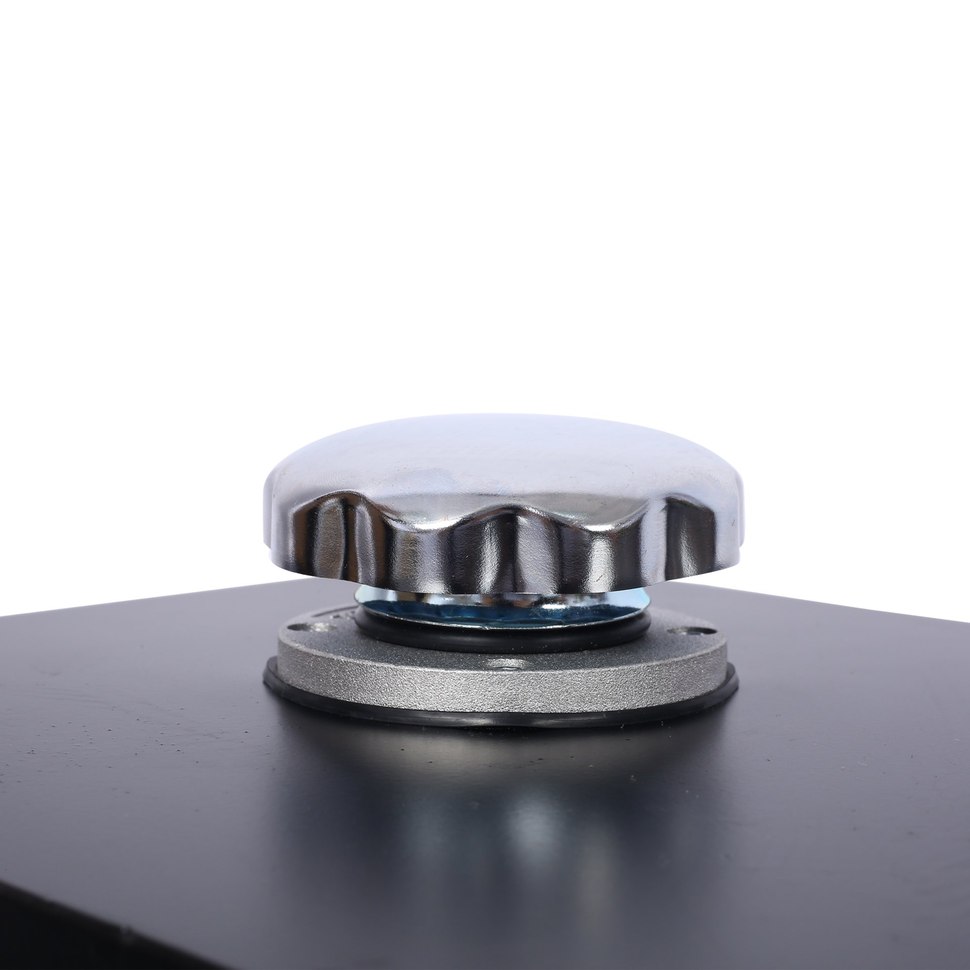 Heavy Duty 5 Gallon Steel Hydraulic Fluid Reservoir Tank With Mounting Foot, 14 Gauge - Black - Image 8