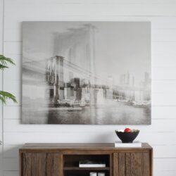 TV Cabinet With Recycle Wood 2 Door - Brown