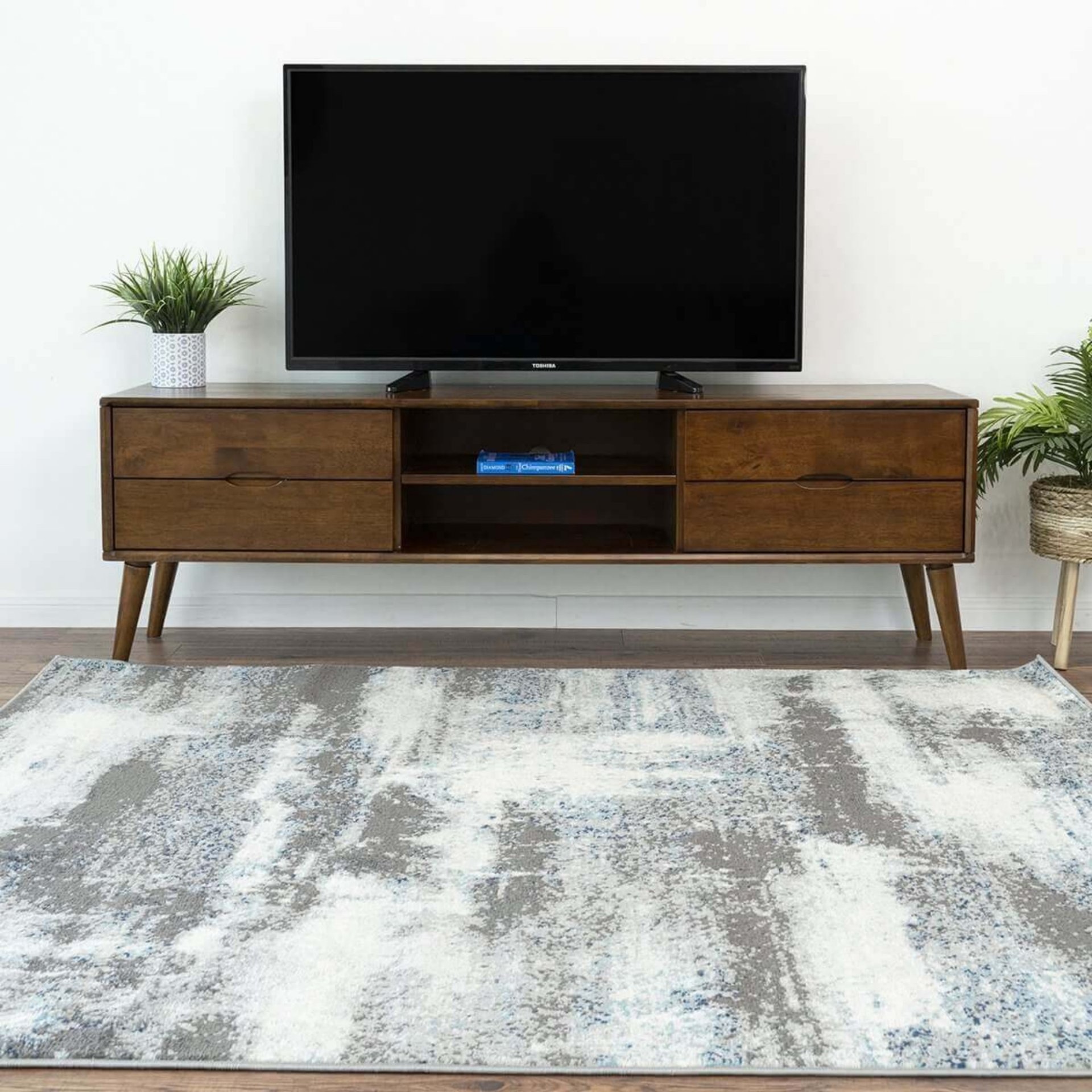 Adrian - TV Stand - Walnut Brown - Image 10