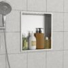 15" X 13" Stainless Steel Shower Niche With Durable Waterproof Design - Brushed Nickel - Image 5