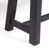 Cloud - Outdoor Bench With Acacia Wood Frame And Slat Panel Design (Set of 2) - Sandblast Gray / Black - Image 12