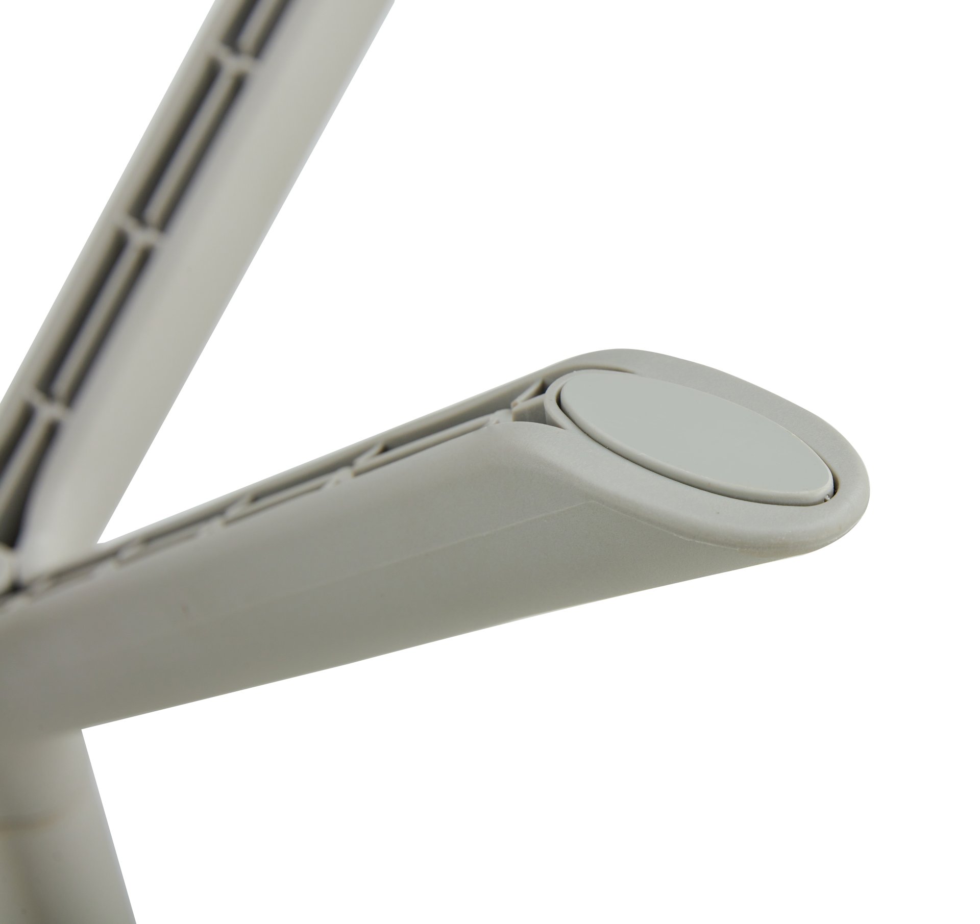 3 Piece Plastic Arm Chair Bistro Grs Premium Ocean Plastic - Light Gray - Image 5