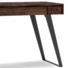 Lowry - Small Desk - Distressed Charcoal Brown - Image 6