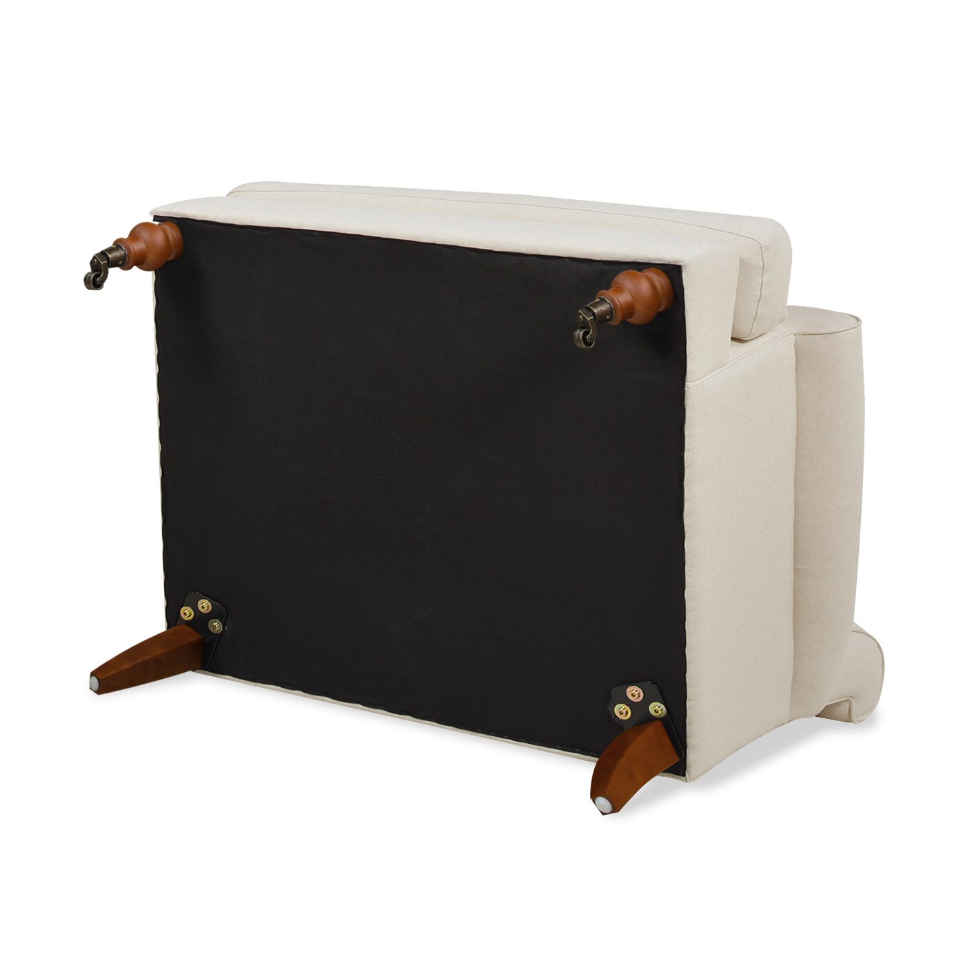 Alana Lawson - Accent Arm Chair Metal Casters - Light Beige - Image 2