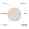 Curve - Round Rug - Beige - Image 5