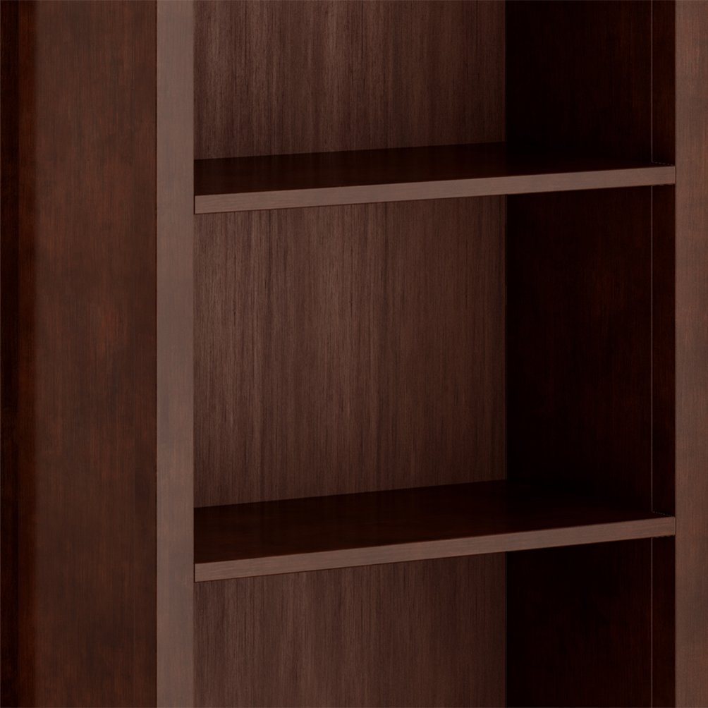 Artisan - 5 Shelf Bookcase - Russet Brown - Image 7