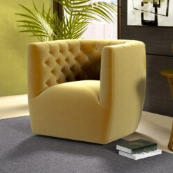 Delaney - Swivel Chair - Gold