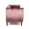 Miranda Velvet 3 Seater Sofa With Modern Glam Style And Blush Color - Blush - Image 5