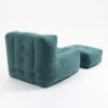 Fluffy Bean Bag Chair, Comfortable Bean Bag For Adults And Children, Super Soft Lazy Sofa Chair With Memory Foam And Ottoman, Indoor Modern Focus Bean Bag Chair For Living Room, Bedroom, Apartment - Green - Image 12
