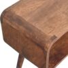 Mini Curved Open Nightstand - Caramel - Image 2