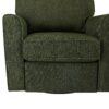 360° Swivel Chair Accent Barrel Armchair With Side Pockets, Chenille Upholstery, Compact Size - Green - Image 26