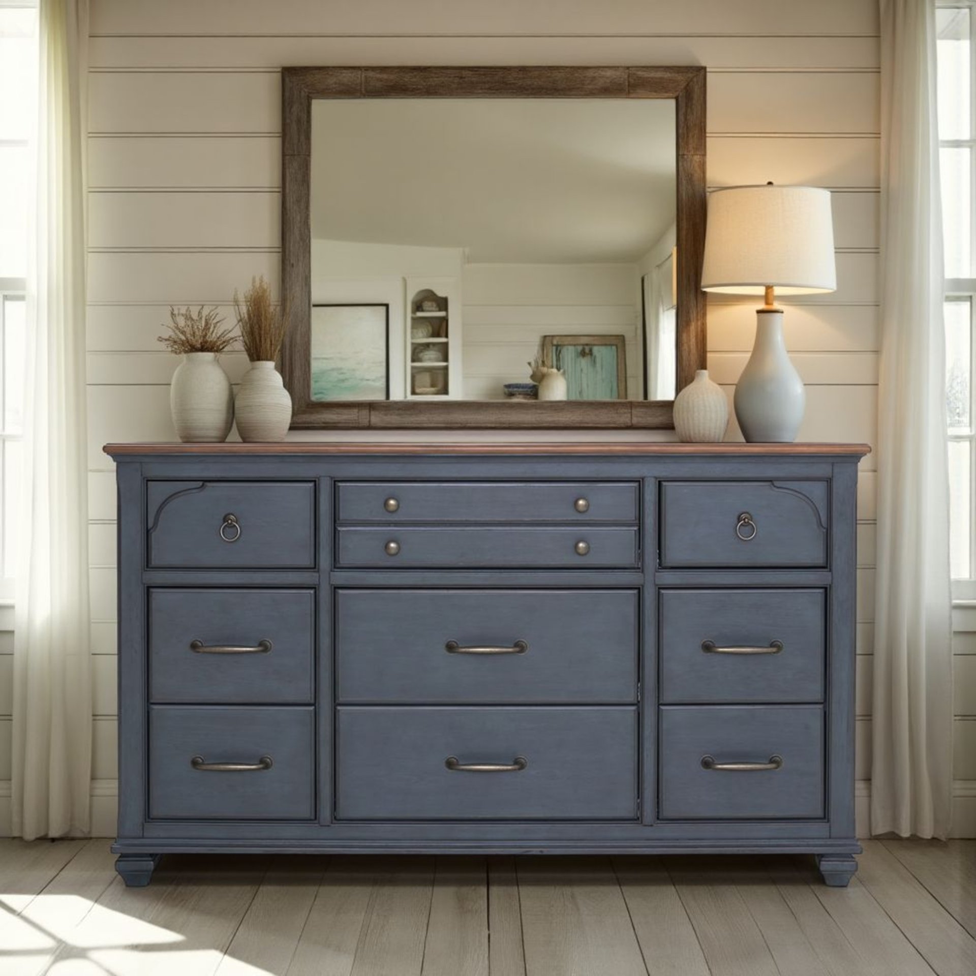 Americana - Dresser - Blue - Image 3