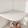 7 Tier Square Rotating Shoe Rack Tower With 360° Spinning Organizer - White - Image 12