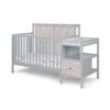 Connelly - 4 In 1 Crib and Changer Combo - Gray, Rockport Gray - Image 2