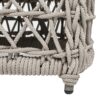 Everly - Frame Barrel Deep Seating Patio Loveseat Sofa Axroma Olefin - Oat Beige - Image 6