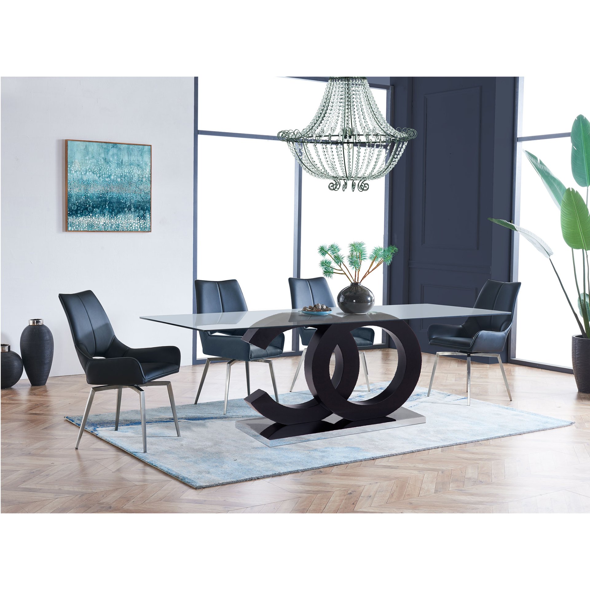 Aston - Dining Table - Black - Image 9