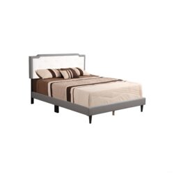 Deb - Queen Bed - Light Gray