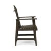 Outdoor Weather Resistant Acacia Wood Adirondack Dining Chairs (Set of 2) - Gray - Image 7