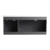 Contemporary Wall Mounted Bathroom Vanity With 3 Soft Close Doors - White - Image 9