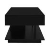 Extendable Coffee Table, Multifunctional Adjustable Coffee Table With Hidden Storage Space For Living Room - Black - Image 15