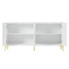 Creative Carved 4 Door Sideboard With Handleless Press To Open Design - White - Image 8