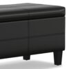 Afton - Storage Ottoman Bench - Midnight Black - Image 13