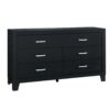 Carlos - 5 Pieces Queen Bedroom Set, Modern Design - Black - Image 5