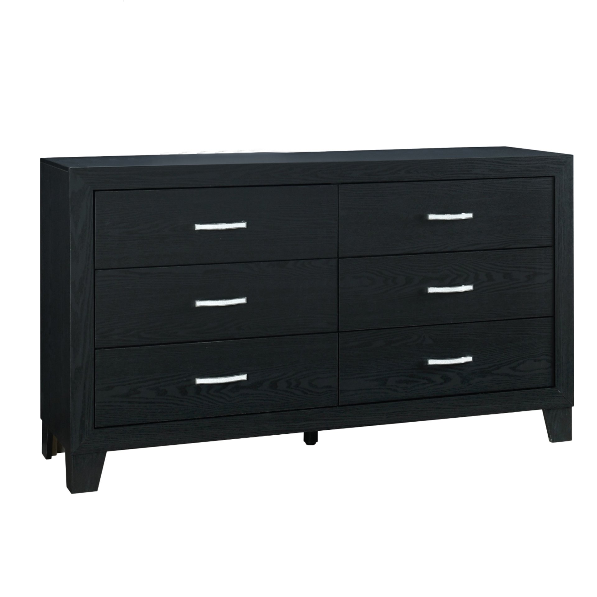 Carlos - 5 Pieces Queen Bedroom Set, Modern Design - Black - Image 5